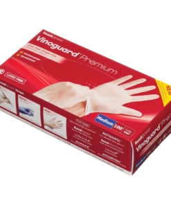 latex free vinoguard synthetic gloves medium